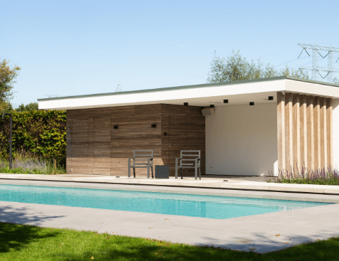 Luxe poolhouse